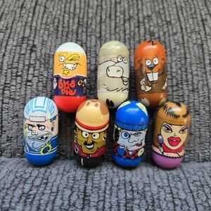 Mighty Beanz Canadian Themed Toy Lot Of 7